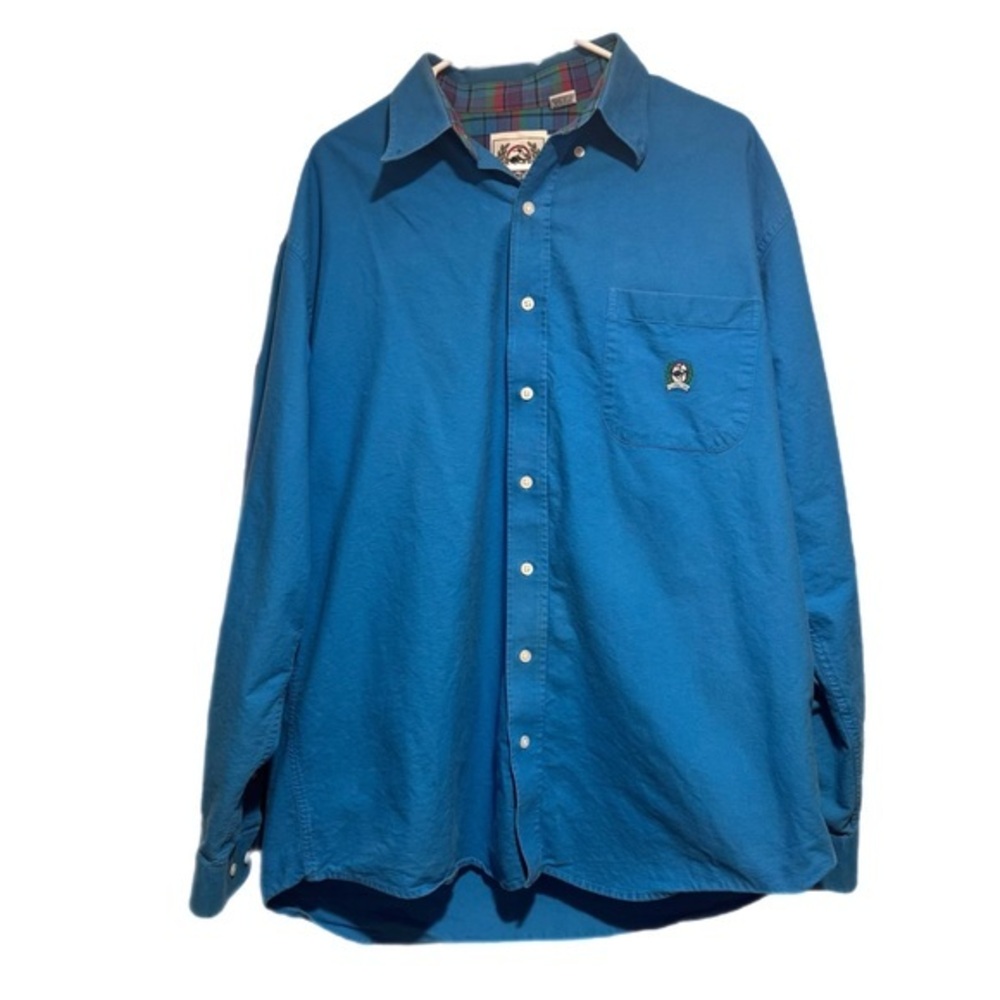 Vintage Cinch Blue Casual Button Down Shirt Relaxed Fit